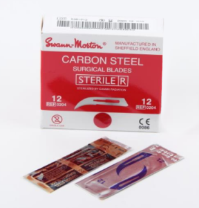 OSTRZA CHIRURGICZNE SWANN MORTON nr 12 - 100szt. 