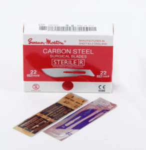 OSTRZA CHIRURGICZNE SWANN MORTON nr 22 - 100szt.