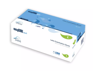 RĘKAWICZKI LATEKSOWE, BEZPUDROWE L - 100 szt.