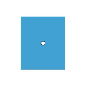 SERWETA CHIRURGICZNA JAŁOWA 45CMX75CM 2 W Z CENTRALNYM OTWOREM