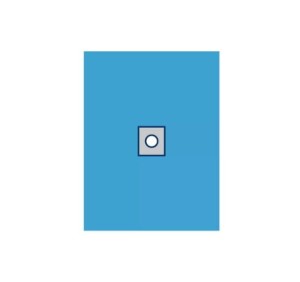 SERWETA CHIRURGICZNA JAŁOWA 50cm x 75cm 2-W centralny otwór przylepny ALPHAtex