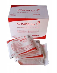 KOMPRES GAZOWY JAŁOWY 17N 12W 5cmx5xcmx100szt. bez nitki RTG