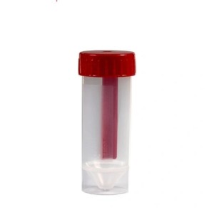 Pojemnik na kał 30ml z łopatką - niesterylny