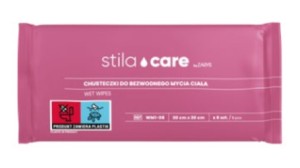 Chusteczki do bezwodnego mycia ciała Stila CARE Zarys - opakowanie 8 szt.